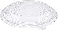 Vista 8 de Restaurantware Basic Nature - Recipientes de plástico desechables de 12 onzas, 500 cuencos de plástico para ensaladas, tapas se venden por separado