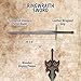 United Cutlery Lord of The Rings Ringwraith Sword | Sword of Nazgul | Officially Licensed LOTR Replica & Collectible | Movie Reproduction | Overall Length of 53