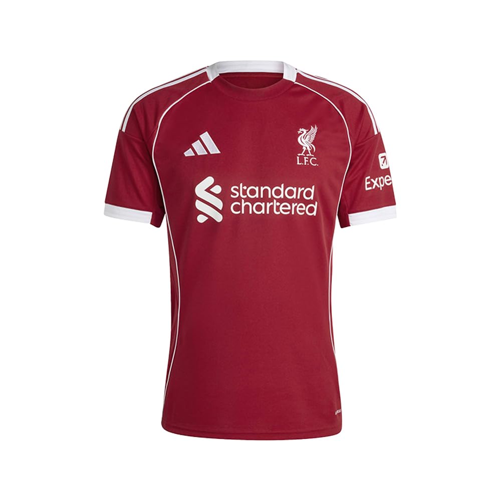 adidas Mens Liverpool Fc 2526 Home Jersey Soccer Cleats - Red