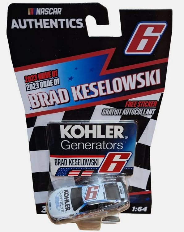 MatchboxNascar Authentics Brad Keselowski 2023 Wave 1