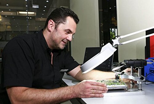 10X Magnification Led Magnifier Lamp Folding Led Desk Lamp Magnifier Glasses 5" Glass Lens Rotary 10X Magnifying Loupe With Led Magnifier Loupe 22W (Us Plug) #TOP1