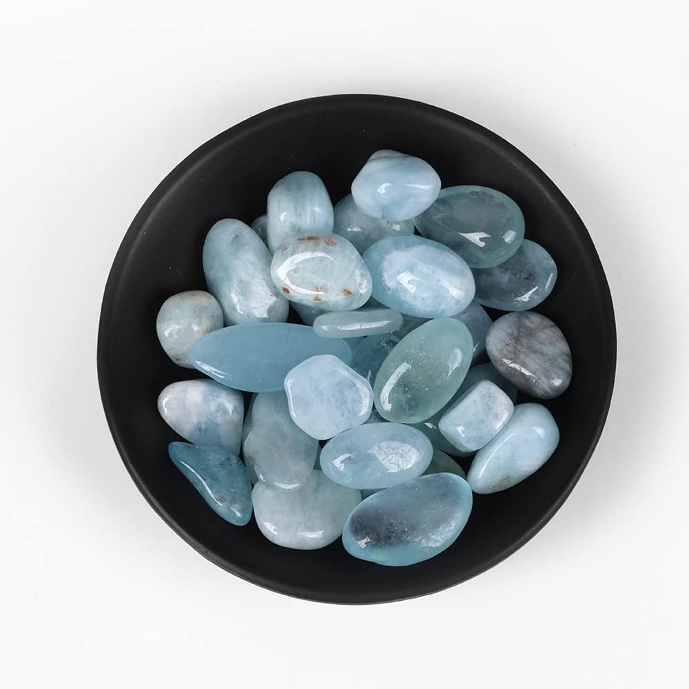 Ghiaia Irregolare Naturale Che Rende la Decorazione Domestica alla rinfusa for la Decorazione del Paesaggio dell'acquario dell'acquario Raccolta domiciliare (Color : No.15 Aquamarine, Size : 100g)