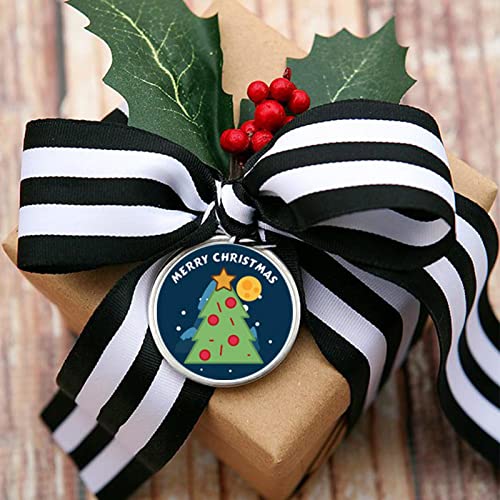 FASSME Adesivo de Natal para Envelope | Adesivos coloridos de desenhos animados de Natal - 2,54 cm 8