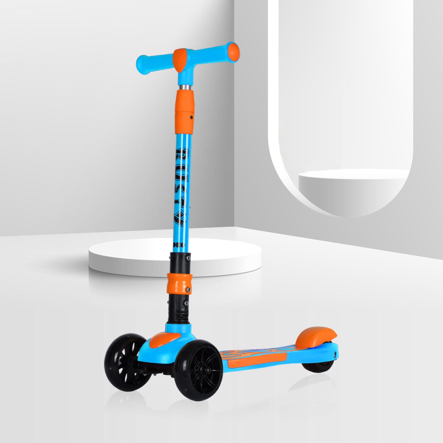 Koko Rusty Kick Scooter with Adjustable Height and Portable, Kids Scooter with PVC Wheels for Age 3+ (Max User Weight: 40kg)(Blue (B0DHL5N76Q) Amazon Price History, Amazon Price Tracker