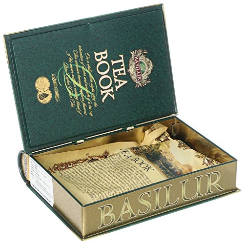 Kit Chá Verde Livro Basilur 100g