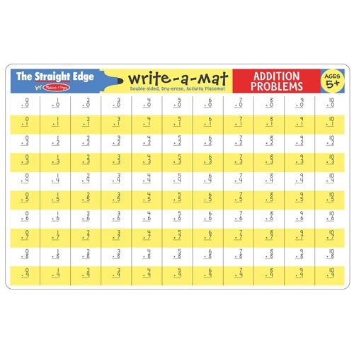 Mathématiques addition soustraction Melissa Doug set table
