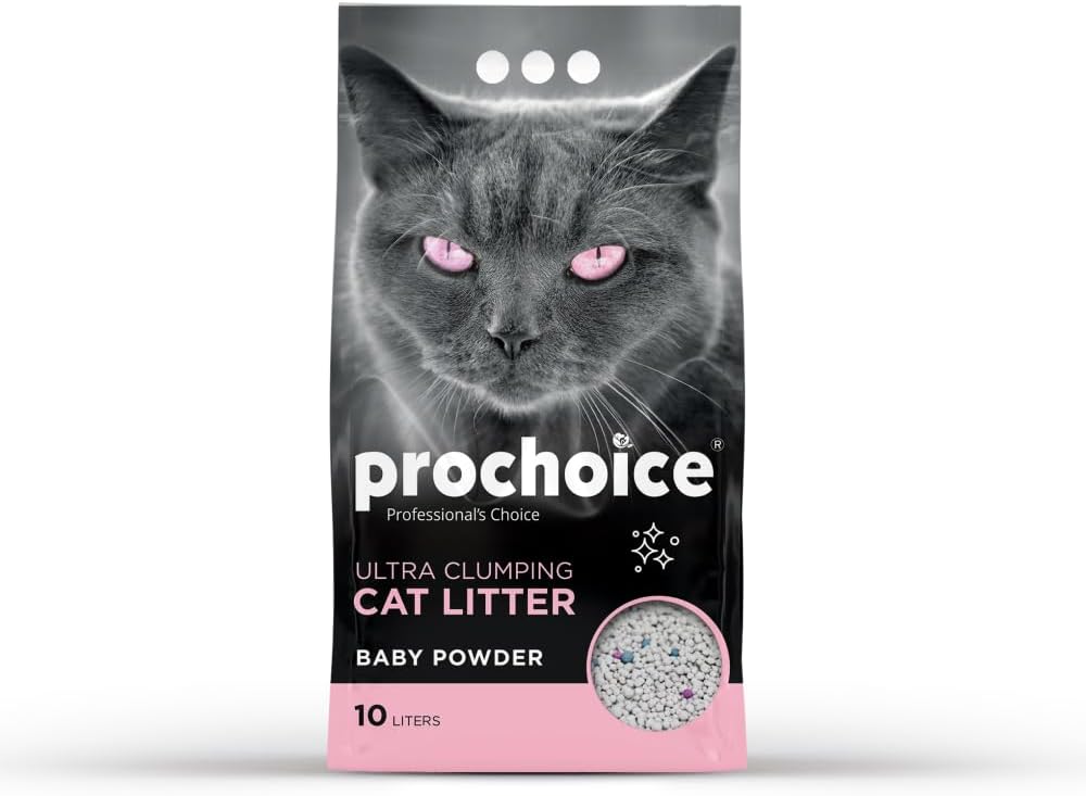 Prochoice Kedi Kumu, Bebek Pudrası Parfümlü Bentonit,10 lt
