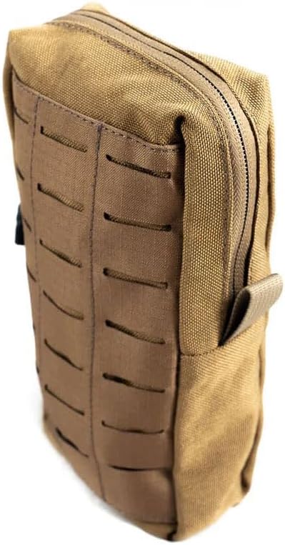 Tethrd Molle Pouch with Malice Clips - Laser Cut Molle - Durable Construction - Attach to Hunting Saddle, Backpack, or Any Outdoor Gear
