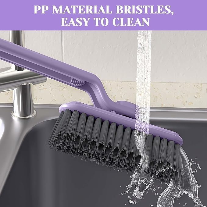A4SHOP 360° Rotating Crevice Cleaning Brush – Multi-Function Hard Bristle Scrubber for Bathroom, Kitchen and Household – Flexible Gap Cleaner Tool for Corners, Tiles and Narrow Spaces 2
