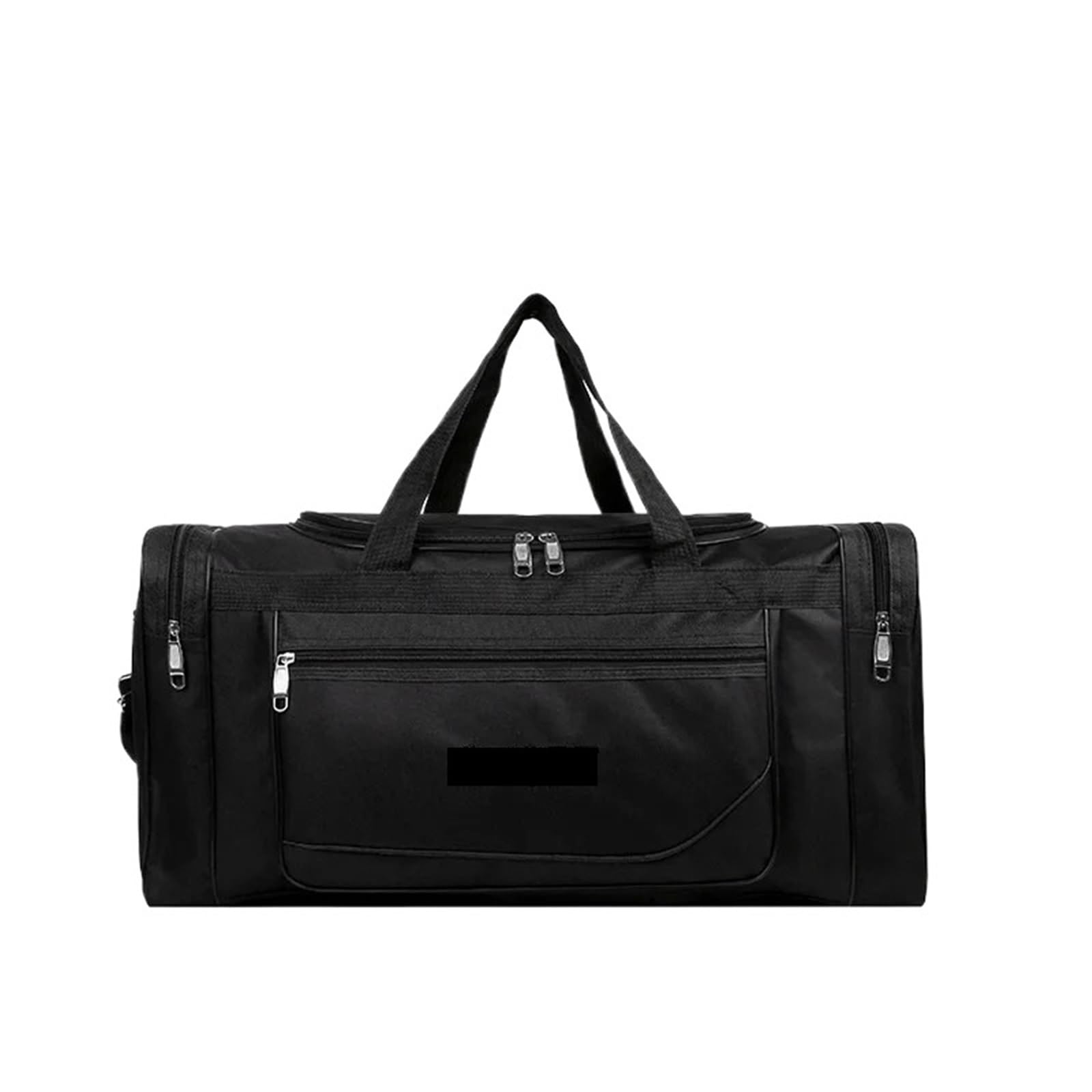 Sac de Sport Sac polochon de Voyage Sac à Bagages Main Hommes Grande capacité Week-End Sacs Sport Nuit(Black)