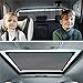 Car Window Shade，1Pack Car Window Shade for Baby,Rear Window Sun Shades Protect Child, Pets from Sun Glare and UV Rayse (39.4