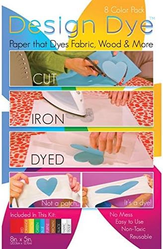 Design Dye 8432 Colored Paper, 8 by 5-Inch, 8-Pack