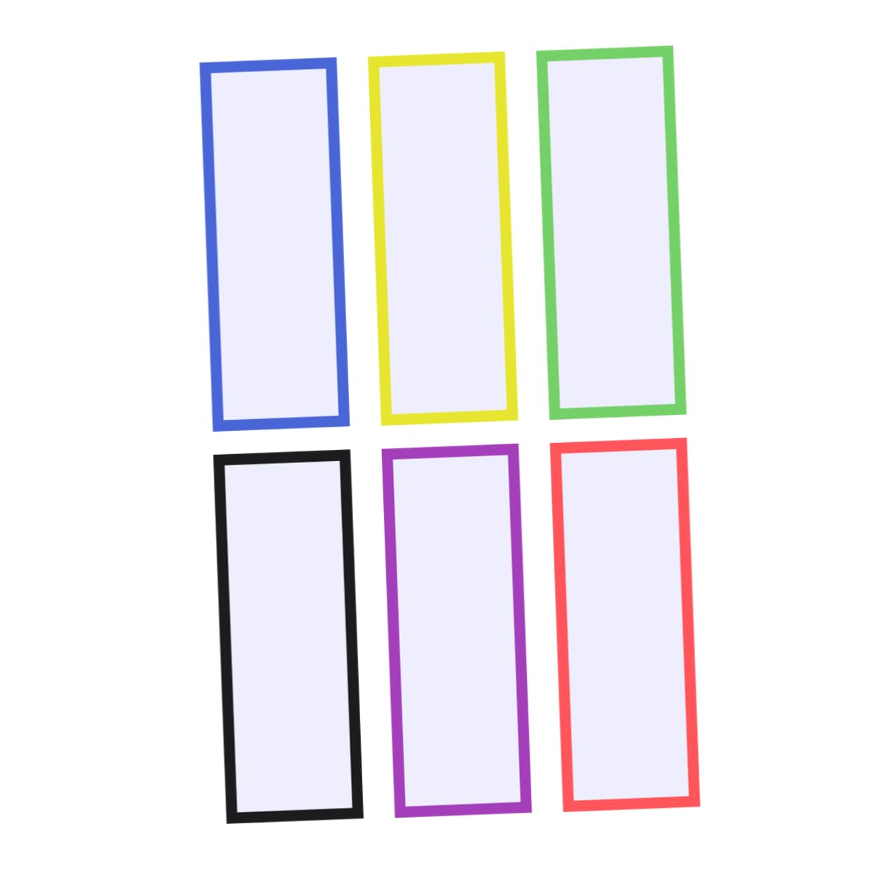 Etichette Magnetiche Scrivibili Colorate in Gomma per Casa e Ufficio | Tag Riutilizzabili, Superficie Cancellabile, Formato Compatto per Frigorifero e Armadietto Colore Casuale