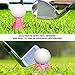 Rolitwils Golf Simulator tees, 24Pcs Plastic Golf Mat Tees for Home, Outdoor or Indoor Golf Tees for Training, Practice Golf tees for Winter Turf and Driving Range, Pack of 12 Tall & 12 Small