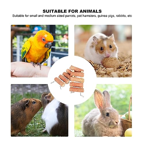 Brinquedo para mastigar espiga de milho papagaio – escada de ponte em arco para animais de estimação