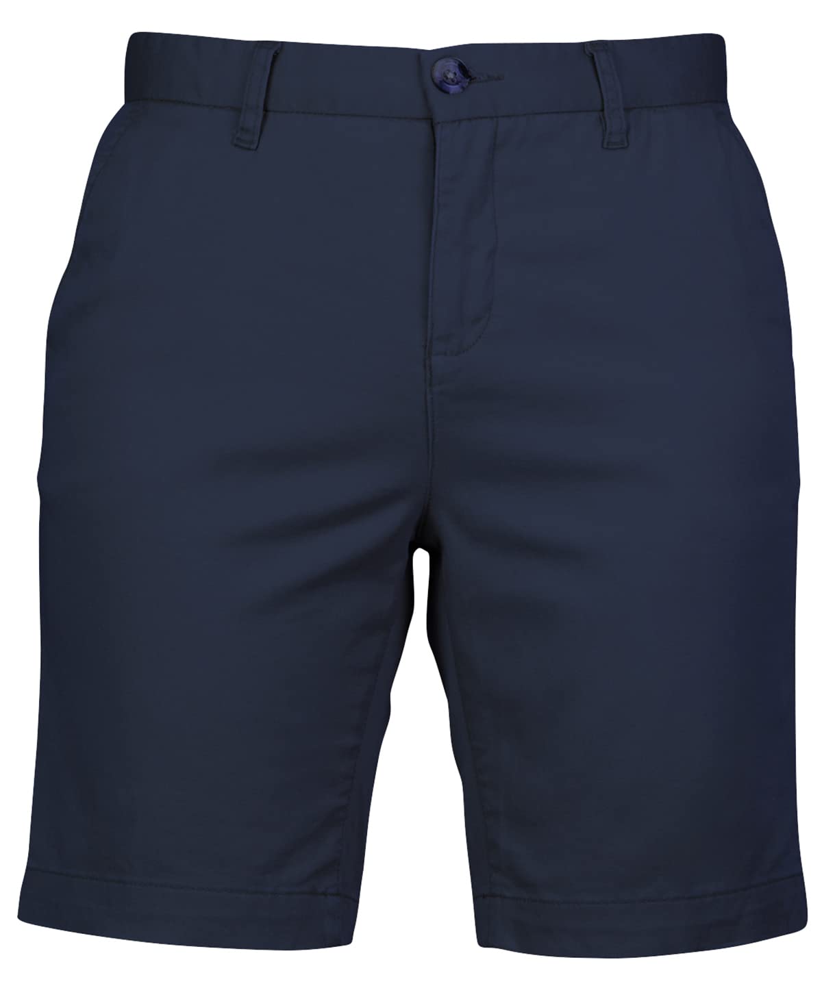 COOZO Ladies Stretch Chino Shorts - Navy - S