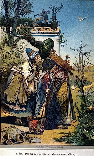 Toile Art Impressive 50x70 cm Hermann Vogel Le Vieux Sultan Grimm