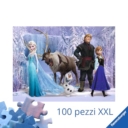 Ravensburger 105168 Frozen La Regina Delle Nevi Puzzle 100 Pezzi Xxl - 3