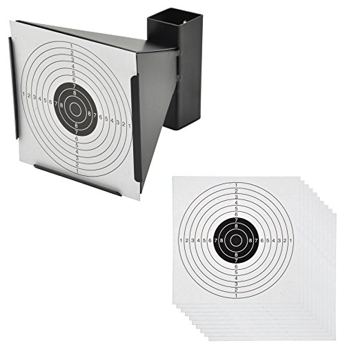 Preisvergleich Produktbild BigDean Kugelfang 140x140 und 1000 Zielscheiben Scheibenkasten Luftgewehr Luftpistole