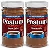 Postum Natural Coffee Flavor Coffee Substitute (2x8oz) Coffee Alternative Caffeine Free with Roasted Wheat Bran & Molasses | Natural, Non-GMO, Vegan Coffee Replacement Drink