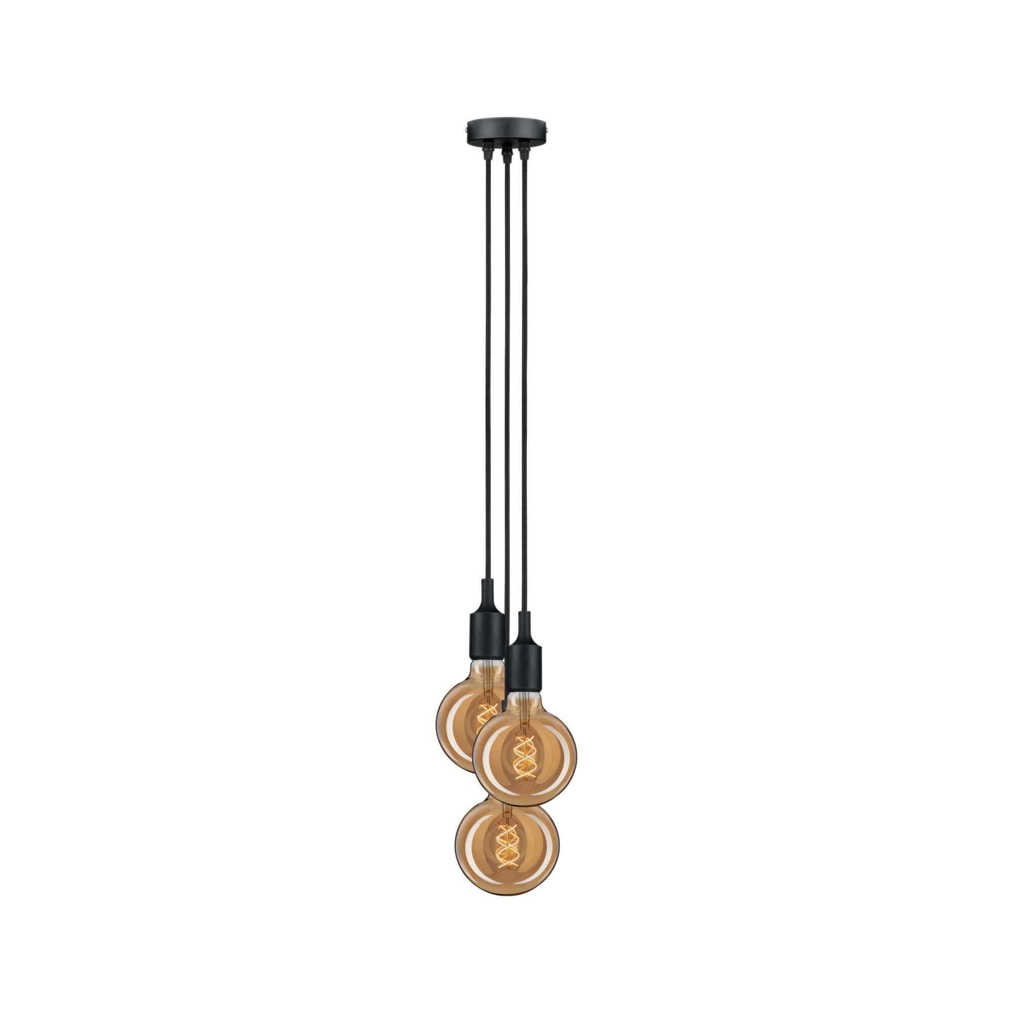 Paulmann 28869 Lampadina LED 1879 Globe 125 filamento bianco caldo 230lm 4 Watt dimmerabile dorato vintage 1800 K E27
