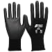 Produktbild Nitras 6215 Nylon-Arbeitshandschuhe 12 Paar, PU-beschichtet Größe 10 Schwarz