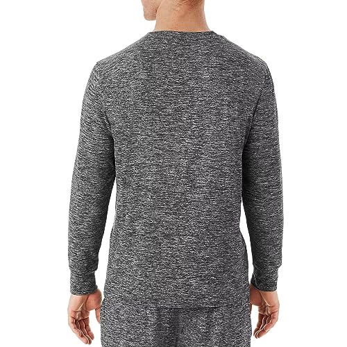 Members Mark Soft Long Sleeve Lounge Tee (X-Large, Grey Heather)3