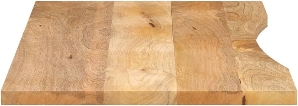 vidaXL Desk Top Natural Mango Wood
