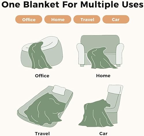 Miniatura 3 de Manta de piel sintética de conejo, suave y cálida manta de invierno de piel sintética de burbujas para cama, sofá, manta casual (beige, 39.4 x 63.0