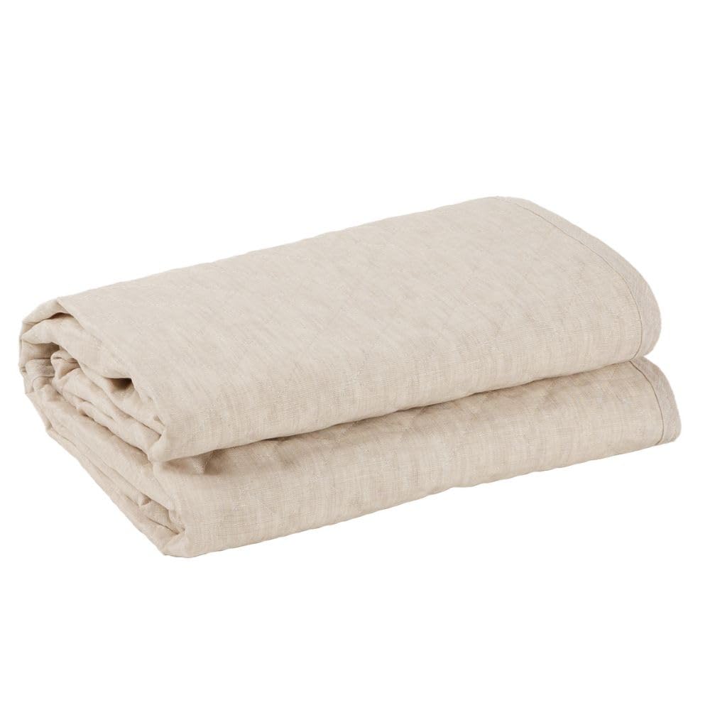 Amazon｜ロマンス小杉 公式 ねむりのアトリエ 麻 敷きパッド 洗える