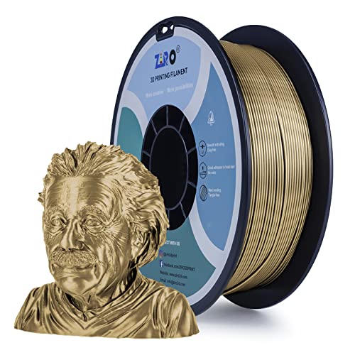 Image of ZIRO PLA Metal Filament 1.75mm,3D Printer Filament PLA PRO Metal Copper 1.75 1KG(2.2lbs), Dimensional Accuracy + /- 0.03mm，Copper