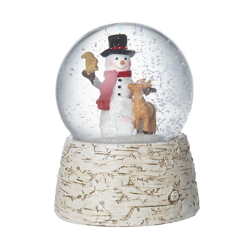 Heaven SendsMusical Woodland Snowman Christmas Snow Globe