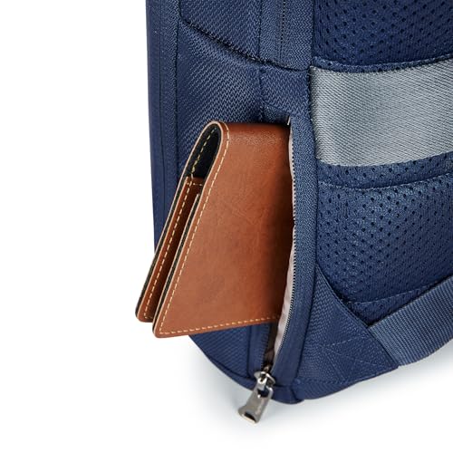 Image of uppercase Levl Alphatech Padded 15.6 inch Laptop & iPad Compartment Pro Backpack for Men & Women - Sleek Bag with Snaplift Tech, Side Passport Pocket, Internal Bottle Holder with Premium Handles