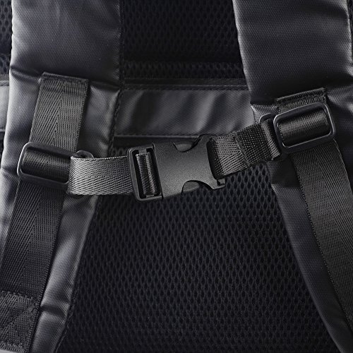 Coopay 1.5 Inch Plastic Buckles Kit Include 8 Pack Side Release Plastic Buckles,8 Pack Tri-Glide Slides With 5 Yards Black Nylon Webbing Strap #TOP6