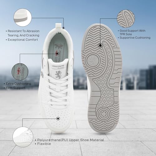 Image of Red Tape Casual Sneaker Shoes for Men | Classic Rounded Toe, Soothing Insole & Impact-Resistant Comfort