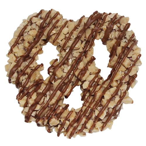 All City Candy Signature Gourmet Chocolate Covered Pretzel Twists Gift Tube – 12 Hand-Dipped Assorted Flavors in Milk, Dark, White Chocolate & Candy coated toppings – Sweet & Salty Treats for Holidays, Birthdays, and Corporate Gifting