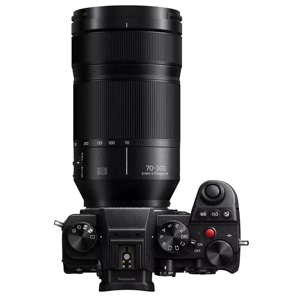 Panasonic Lumix S-R70300E Teleobiettivo Zoom 70-300 mm, F4.5-5.6 Macro O.I.S. Nero