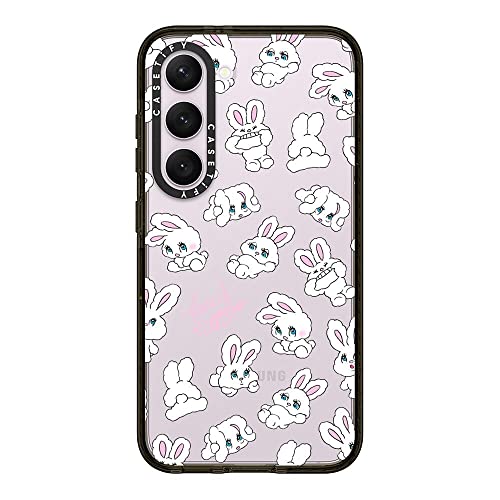 CASETiFY �C���p�N�g�P�[�X for Samsung Galaxy S23 - Bunnies by foxy illustrations - �u���b�N