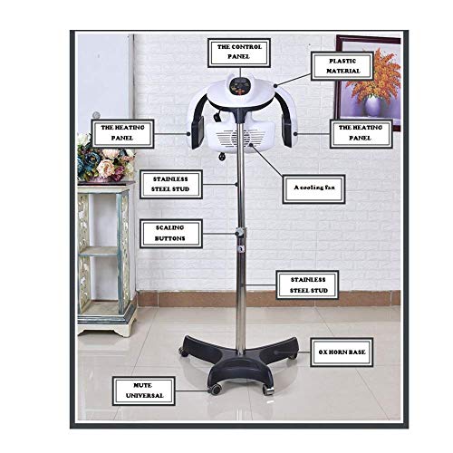 ATDRYER 950 W infrarood stand-up haardroger, droogkap, kapper, professioneel haar, permanente golvende kleur, versneller processor, timer, temperatuur instelbaar, salon haar meubels - Image 5