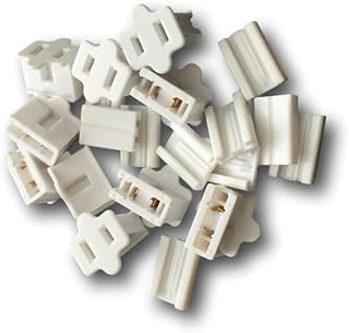 (10) White Zip Plug Female SPT1 - Female Gilbert plug - Vampire plug SPT-1