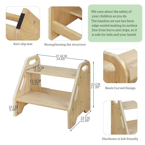 Jufgne STEP STOOL NATURAL Stool For Toddlers thumb #2