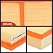 A-Premium 2-PC Engine Air Filter Compatible with Mercedes-Benz R170 Series SLK230 2001-2001, SLK320 2001-2004 & Chrysler Crossfire 2004-2008, Replace# 1120940304
