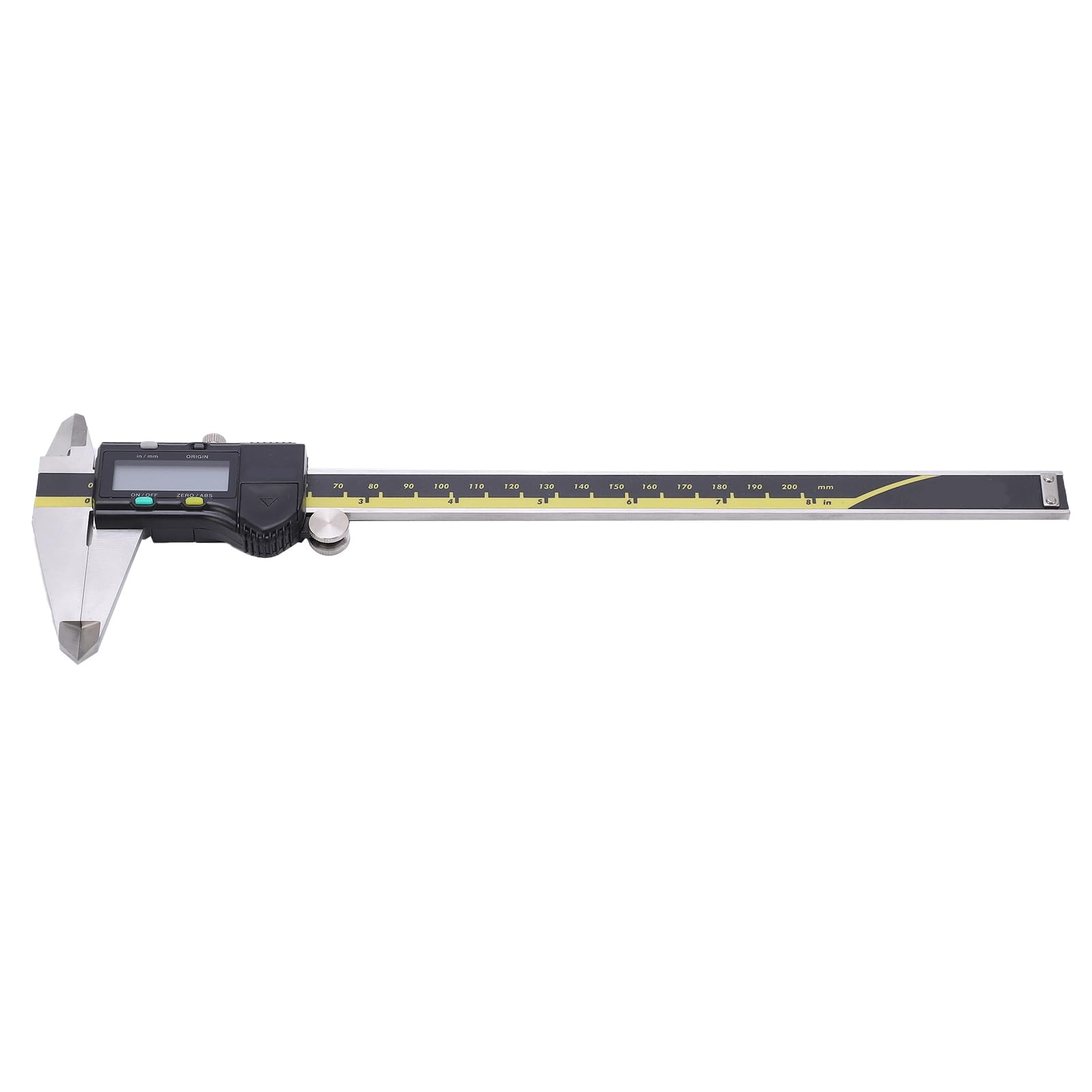 Calibrador digital electrónico de 200 mm, herramienta de medición de calibrador Vernier, pantalla LED de precisión de 0,01 mm con estuche portátil, calibrador Vernier digital para