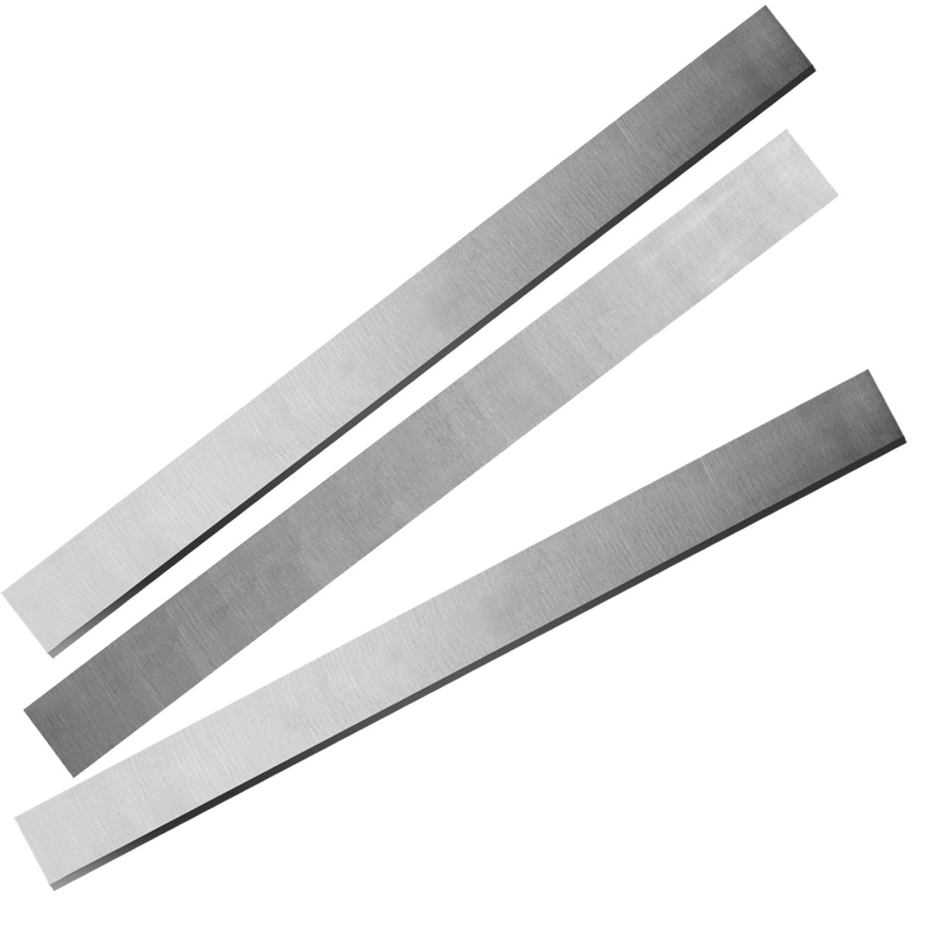 3 szt. 12 x 1 1/8 cala ostrza do strugarki HSS 310×20×3 mm strugania grubościowego drewna