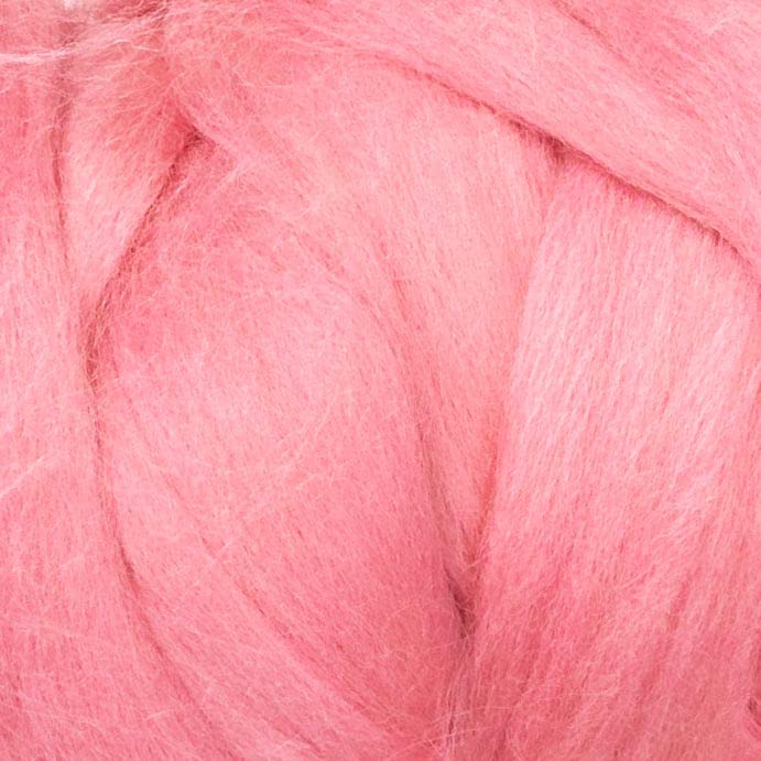 Kondoos Coloured Natural Wool roving, 8 OZ. Best Wool for Needle Felting, Wet Felting, handcrafts and Spinning. (Wild Watermelon) - Image 4
