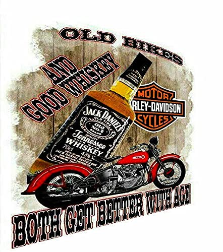 Magic Canvas Art - Bilder Digital Art Bikers Jack Daniel's Leinwandbild 1-...
