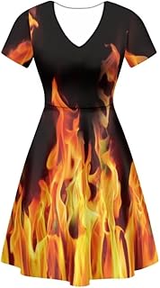 Women Tank Dresses Midi Dress Loose Short Sleeve Summer Beach Dresses Tunic Top Casual Dress - Buy now