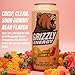 GRIZZLY Energy Drink Sour Gummy Bear Taurine B Vitamins & 160mg Caffeine - Energy Focus & Hydration Boost - 10 Calories, Zero Sugar - No Artificial Taste Colors or Flavors - 16 fl oz (12 Pack Cans)