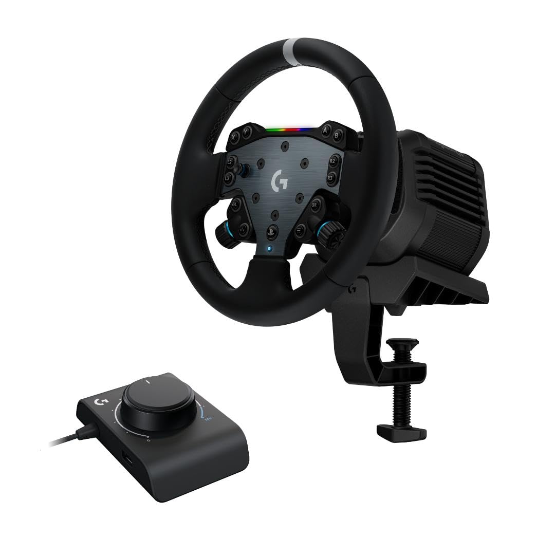 Logitech G RS50 Racing Wheel &amp; Hub System for PS/PC+ Racing Adapter Bundle