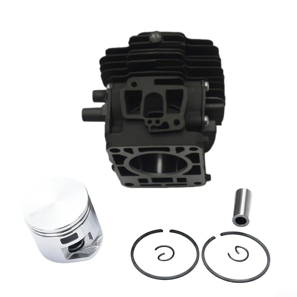 Cilindro de cortacésped y para montaje de pistón de 40 mm compatible con FS240 FS240R FS360C FS361 Kit de repuesto incluye anillos de pasador para mantenimiento de patio de jardín